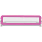 Toddler Safety Bed Rail 2 pcs Pink 150x42 cm