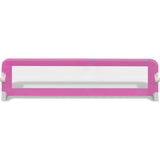 Toddler Safety Bed Rail 2 pcs Pink 150x42 cm - Top-Down View