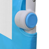 Toddler Safety Bed Rail 2 pcs Blue 102x42 cm - Rear View