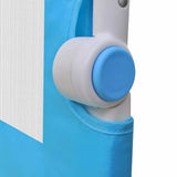 Toddler Safety Bed Rail 2 pcs Blue 150x42 cm - Rear View