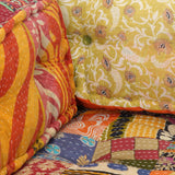 Pouffe Patchwork Fabric - 45-Degree Angle
