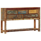 Sideboard 120x30x75 cm Solid Reclaimed Wood