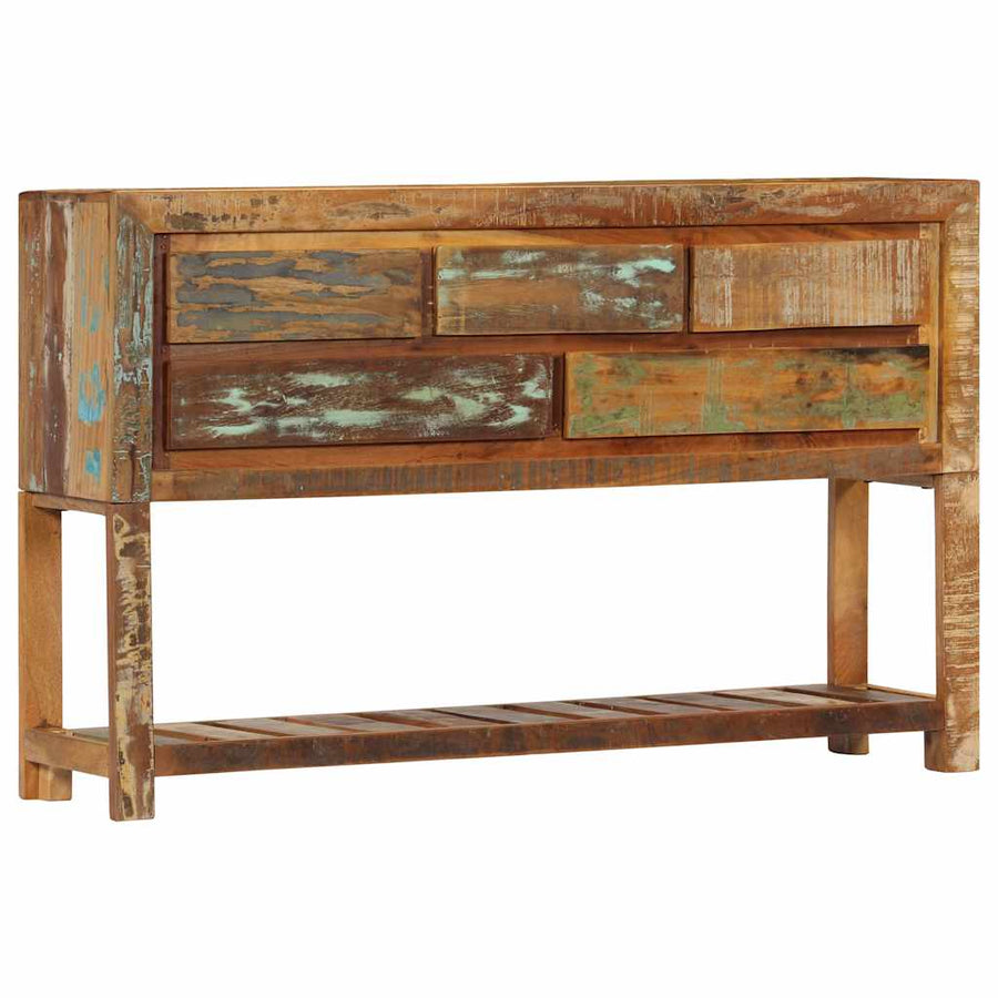 Sideboard 120x30x75 cm Solid Reclaimed Wood