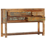 Sideboard 120x30x75 cm Solid Reclaimed Wood