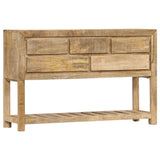 Sideboard 120x30x75 Cm Solid Mango Wood - Extra Image