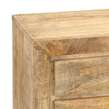 Sideboard 120x30x75 Cm Solid Mango Wood