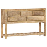 Sideboard 120x30x75 Cm Solid Mango Wood - Extra Image