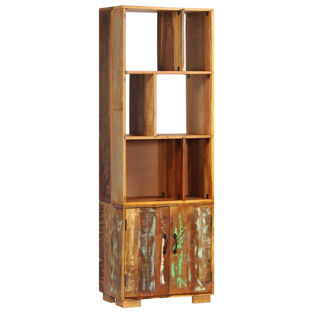 Bookshelf 60x35x180 Cm Solid Reclaimed Wood