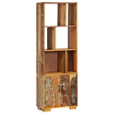 Bookshelf 60x35x180 Cm Solid Reclaimed Wood