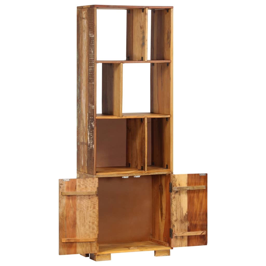 Bookshelf 60x35x180 Cm Solid Reclaimed Wood