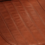 Aviator Armchair Brown Real Leather - Rear View