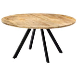Dining Table 150x73 cm Solid Mango Wood - Close-Up Angle