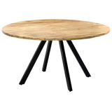 Dining Table 150x73 cm Solid Mango Wood - Low Angle