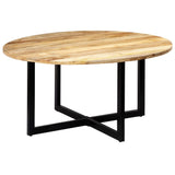 Dining Table 150x73 cm Solid Mango Wood - Low Angle