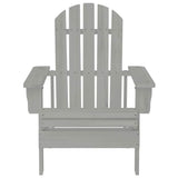 Garden Chair Wood Grey