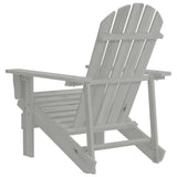 Garden Chair Wood Grey