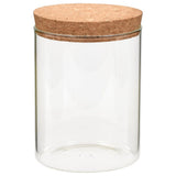 Storage Glass Jars with Cork Lid 6 pcs 650 ml
