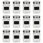 Storage Jars with Sticker 12 pcs 300 ml