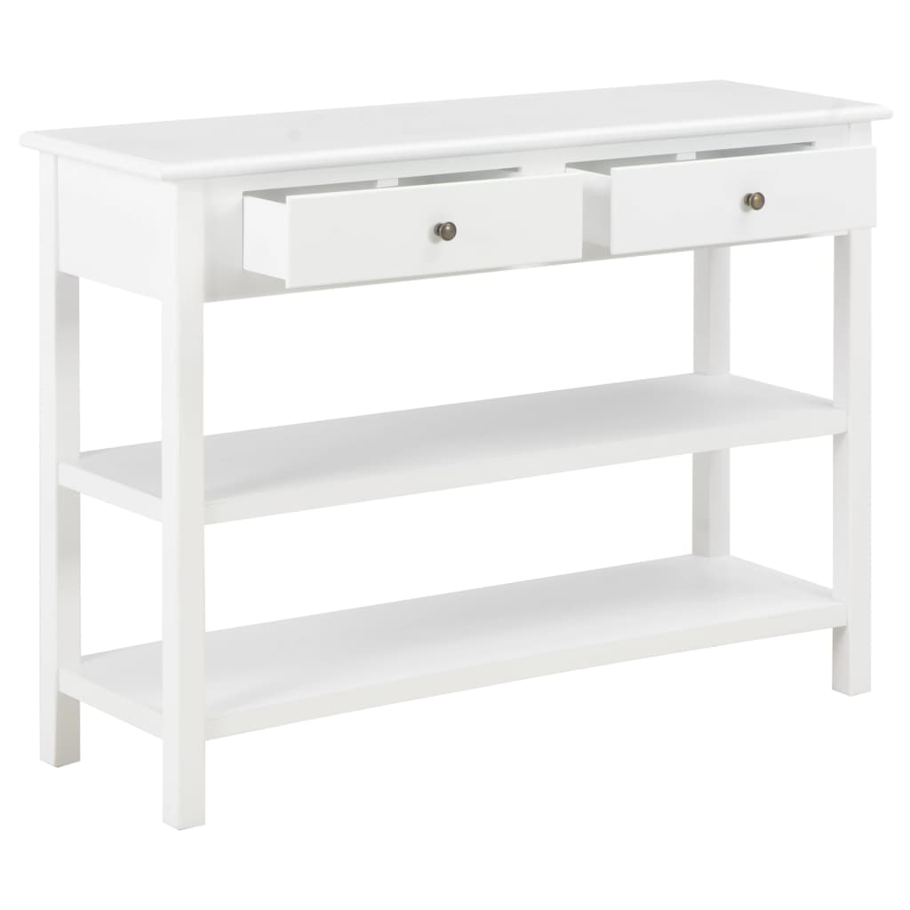 Sideboard White 110x35x80 cm MDF