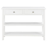 Sideboard White 110x35x80 cm MDF