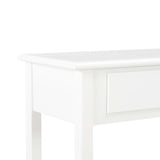 Sideboard White 110x35x80 cm MDF - Rear View
