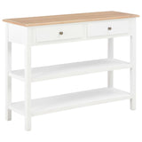 Sideboard White 110x35x80 cm MDF