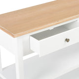 Sideboard White 110x35x80 cm MDF - Low Angle