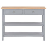 Sideboard Grey 110x35x80 cm MDF