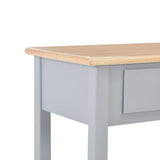 Sideboard Grey 110x35x80 cm MDF - Rear View