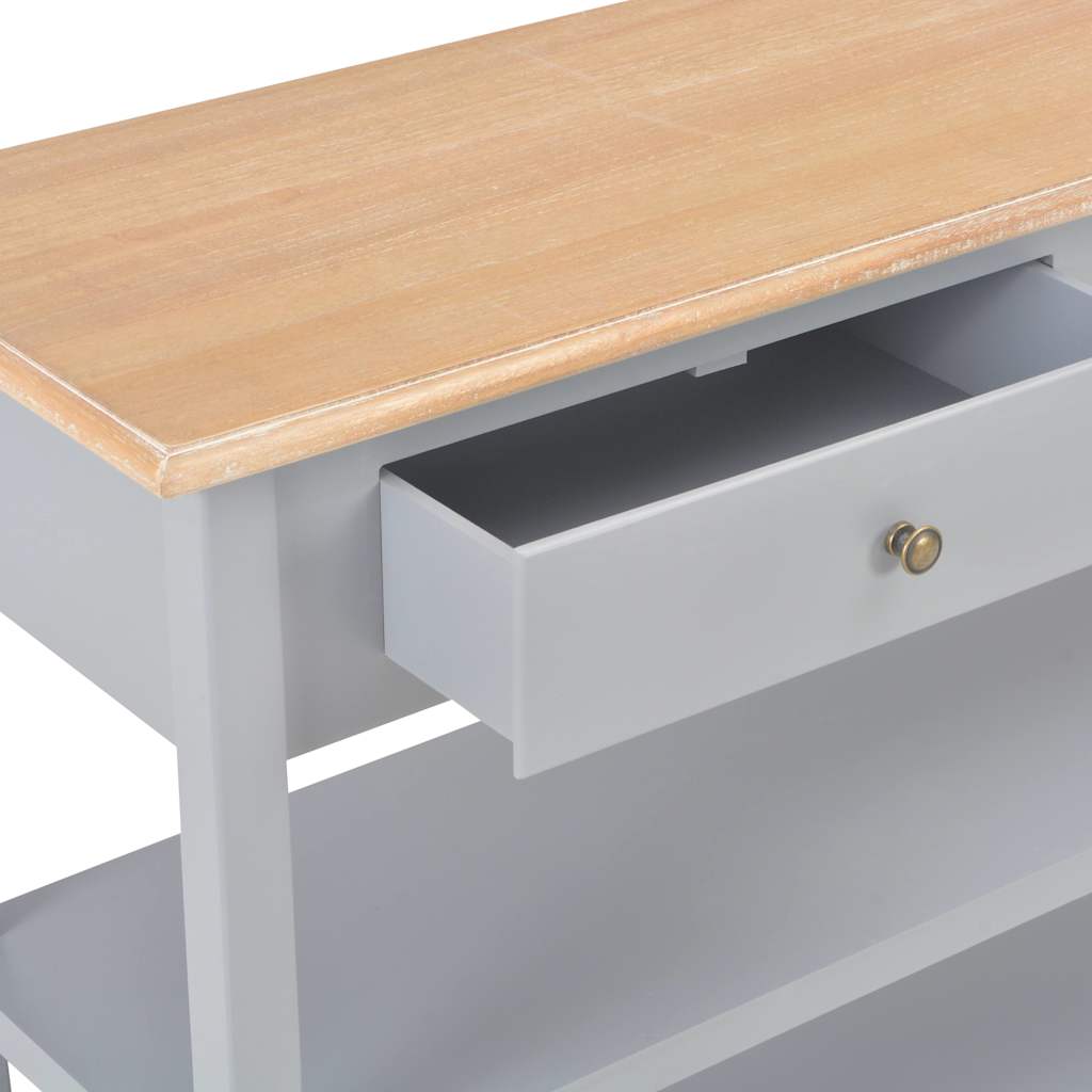 Sideboard Grey 110x35x80 cm MDF