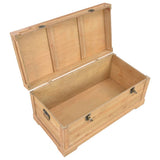 Storage Chest with Cushion 80x40x40 cm MDF