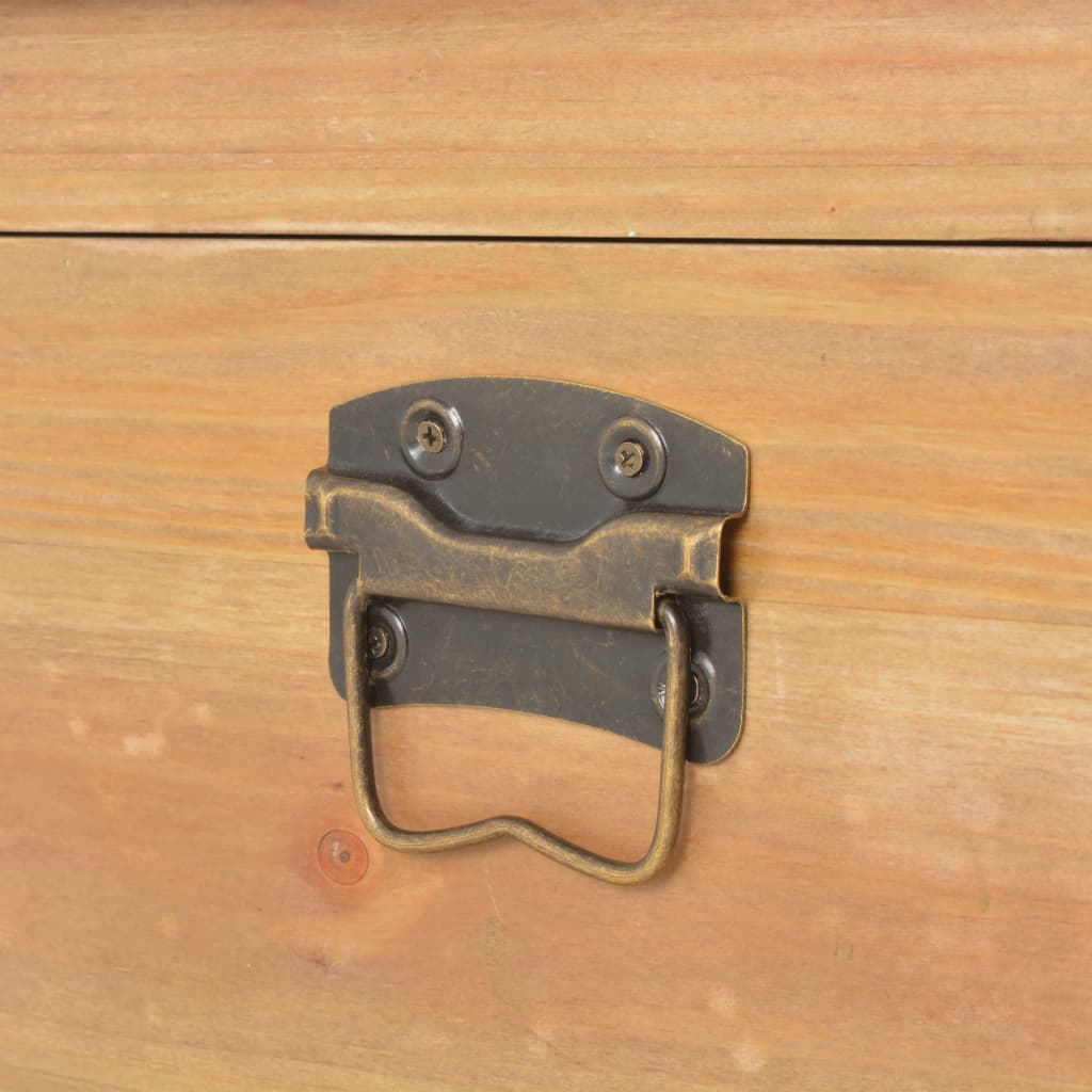 Storage Chest with Cushion 80x40x40 cm MDF