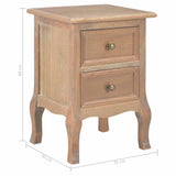 Bedside Cabinets 2 pcs 35x30x49 cm MDF - Extra Image