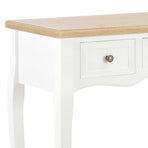 Dressing Console Table with 3 Drawers White