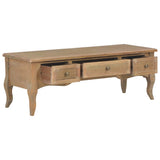 TV Cabinet Brown 100x35x35 cm Wood - Top-Down View
