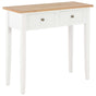 Dressing Console Table White 79x30x74 cm Wood