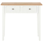 Dressing Console Table White 79x30x74 cm Wood