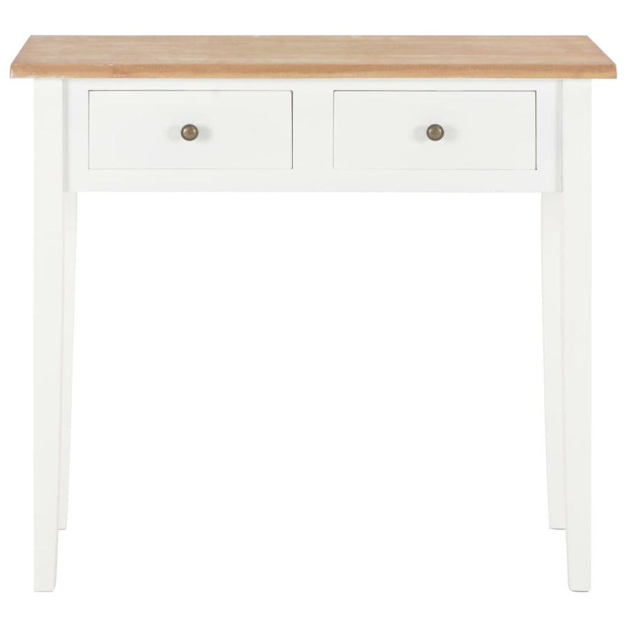 Dressing Console Table White 79x30x74 cm Wood