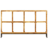 Sideboard 160x25x95 cm Solid Mango Wood - Front View