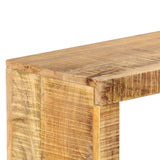 Sideboard 160x25x95 cm Solid Mango Wood - Side View