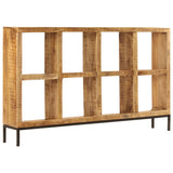 Sideboard 160x25x95 cm Solid Mango Wood - Close-Up Angle