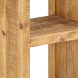 Bookshelf 40x30x175 cm Solid Mango Wood - Rear View