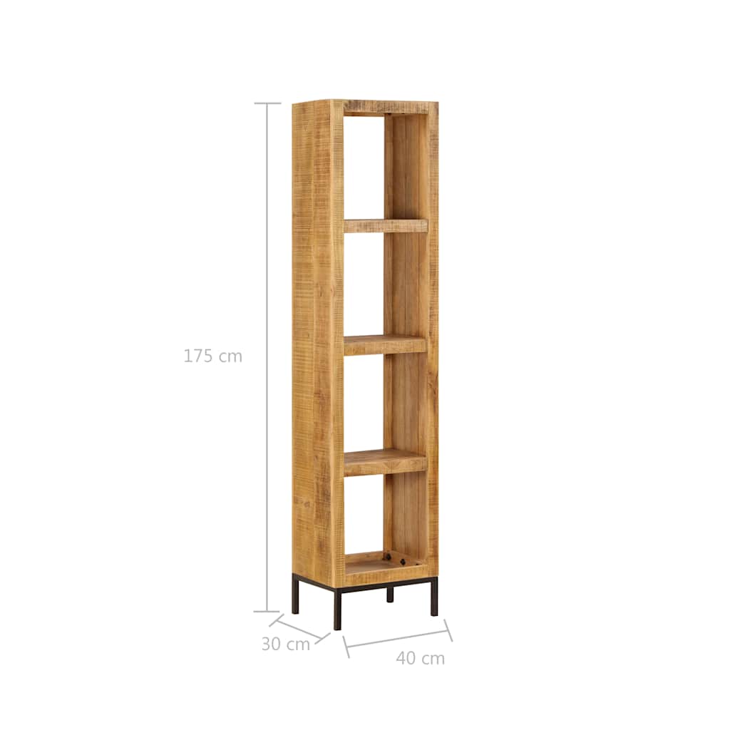 Bookshelf 40x30x175 cm Solid Mango Wood