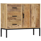 Sideboard 88x30x71 cm Solid Mango Wood