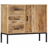 Sideboard 88x30x71 cm Solid Mango Wood