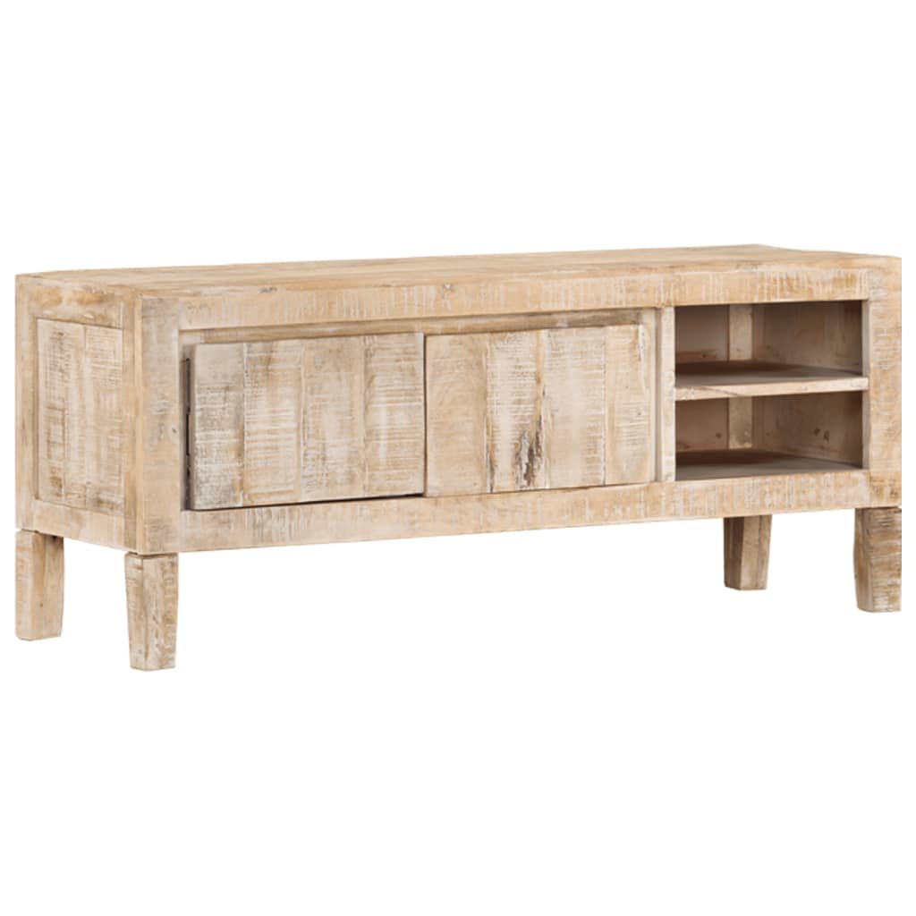 TV Cabinet 110x35x46 cm Solid Mango Wood