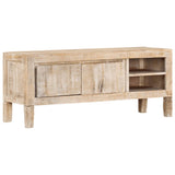 TV Cabinet 110x35x46 cm Solid Mango Wood