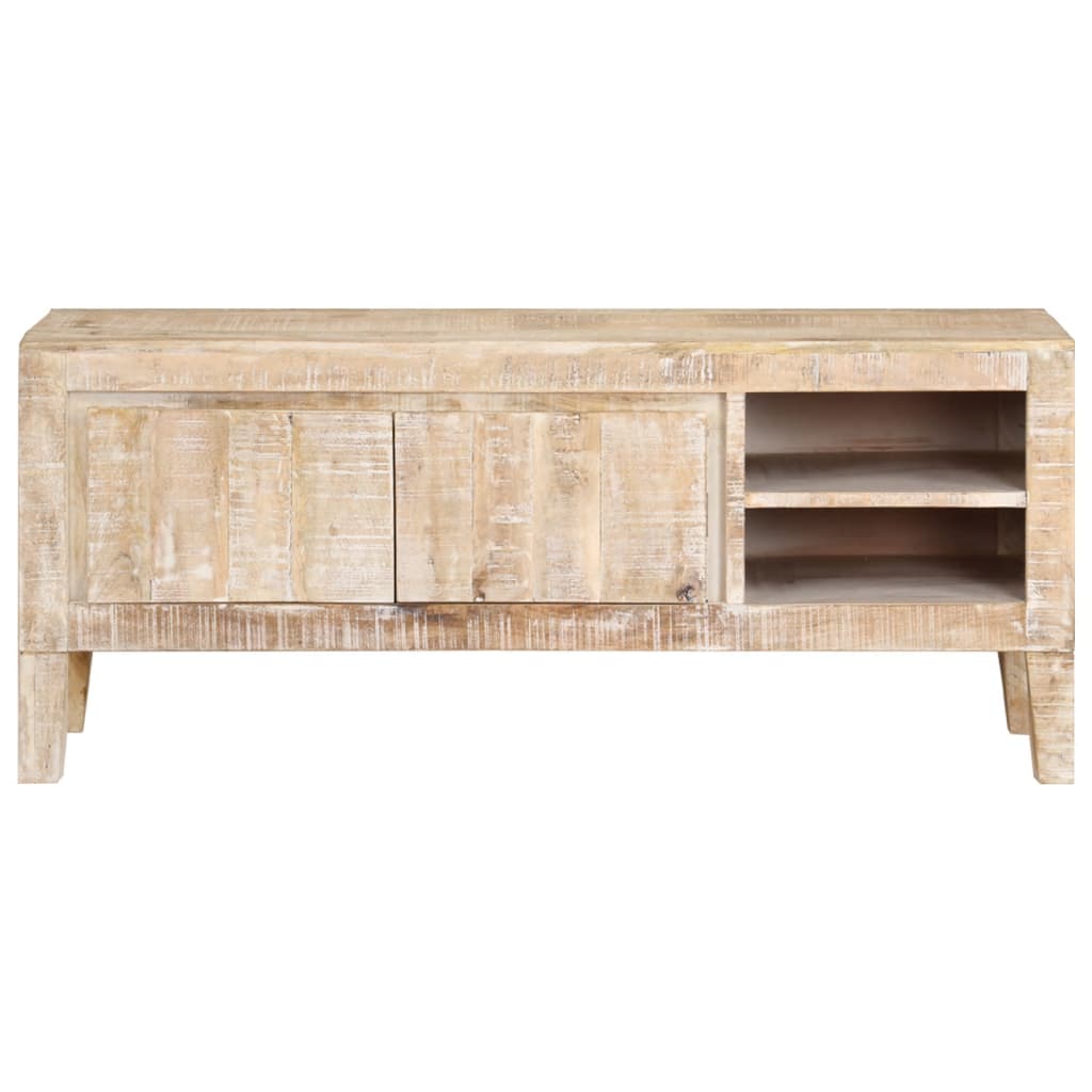 TV Cabinet 110x35x46 cm Solid Mango Wood