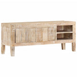TV Cabinet 110x35x46 cm Solid Mango Wood - Extra Image