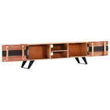 TV Cabinet 140x30x45 cm Solid Acacia Wood - 45-Degree Angle